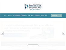 Tablet Screenshot of diagnostic-solutions.com